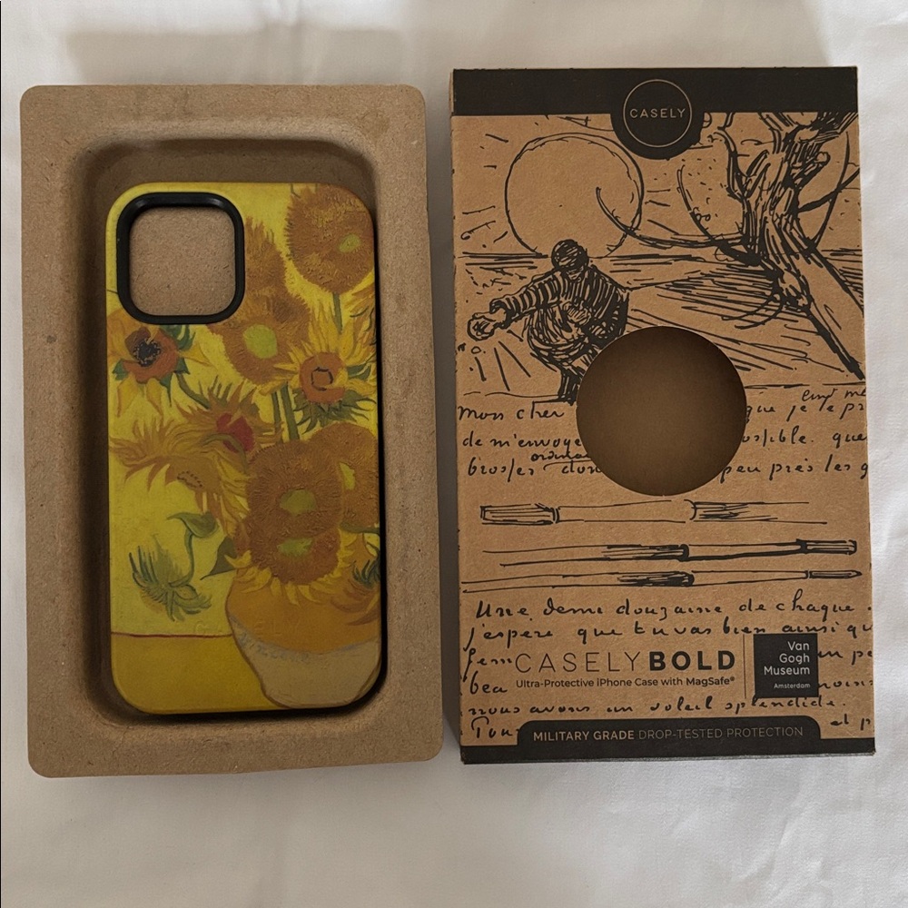 Sunflowers iPhone 12 case Casely x Van Gogh